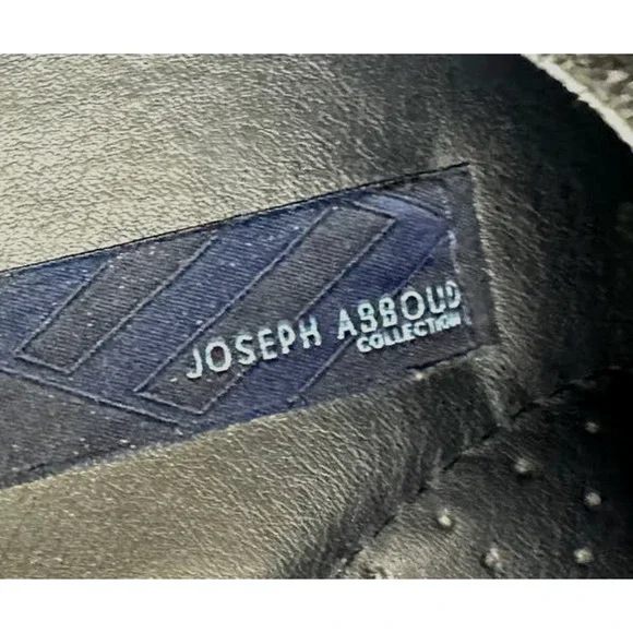 Josef Abboud Gray Grey Suede Oxford Shoe Size 12 - Picture 6 of 9